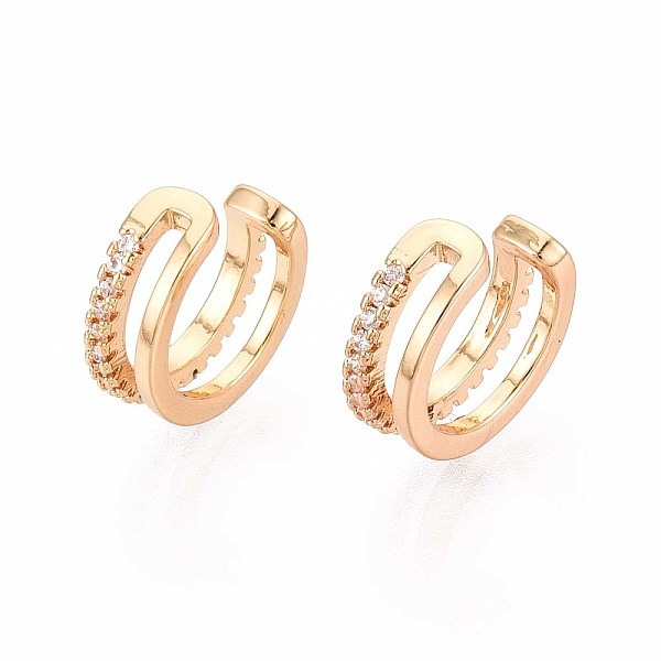 Brass Micro Pave Cl… - image
