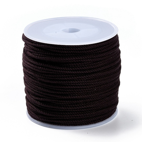 

PandaHall Macrame Cotton Cord, Braided Rope, with Plastic Reel, for Wall Hanging, Crafts, Gift Wrapping, Coconut Brown, 1.2mm, about 54.68...