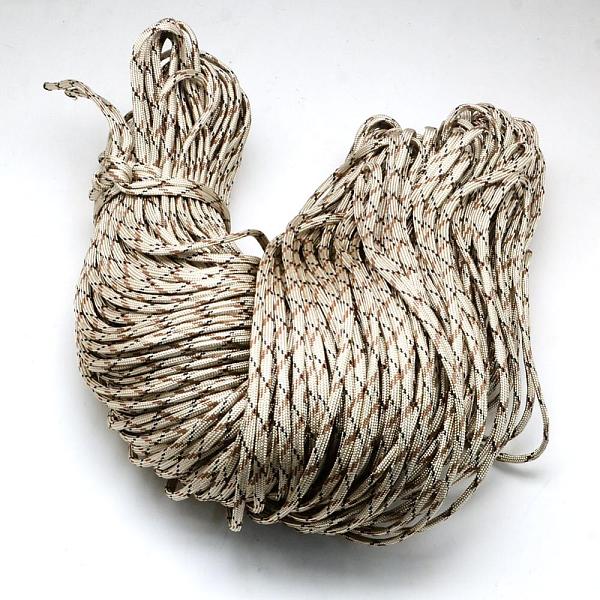 

PandaHall 7 Inner Cores Polyester & Spandex Cord Ropes, for Rope Bracelets Making, Tan, 4mm, about 109.36 yards(100m)/bundle..., Orange