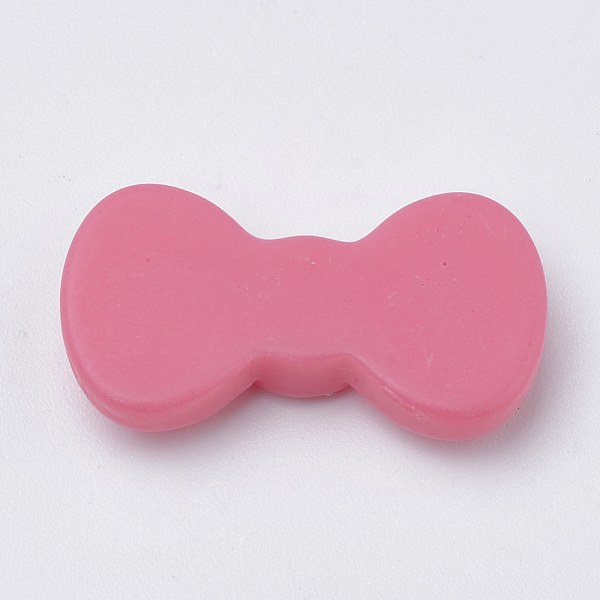 

PandaHall Opaque Resin Cabochons, Bowknot, Hot Pink, 22.5x12x4mm Resin Bowknot Pink