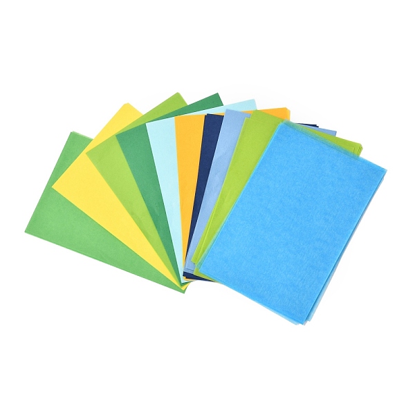 

PandaHall Colorful Tissue Paper, Gift Wrapping Paper, Rectangle, Mixed Color, 210x140mm, 100pcs/bag Paper Rectangle Multicolor