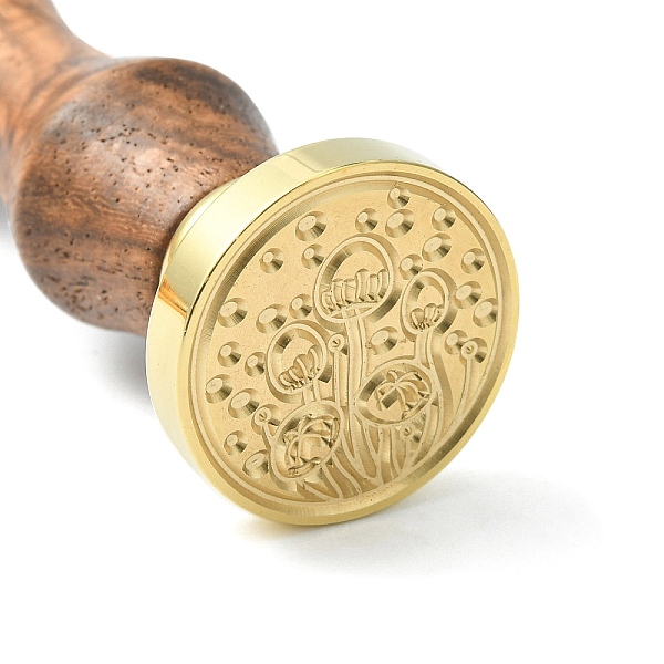 

PandaHall DIY Wood Wax Seal Stamp, Food Pattern, 83x22mm, Head: 7.5mm, Stamps: 25x14.5mm Wood Food