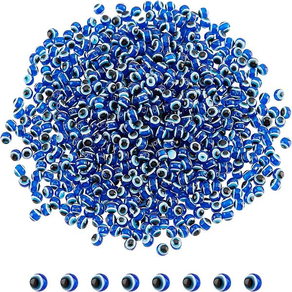 800 Pcs 4Mm Resin E… - image