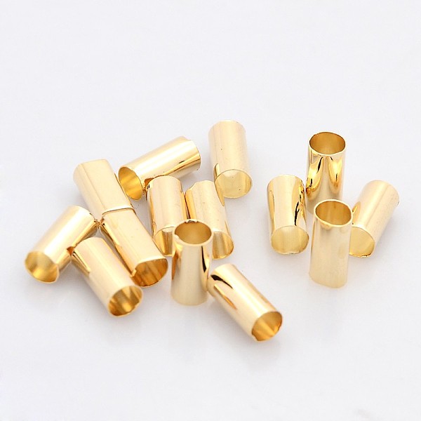 

PandaHall Column Brass Beads, Large Hole Beads, Golden, 10x5mm, Hole: 4.5mm Brass Column
