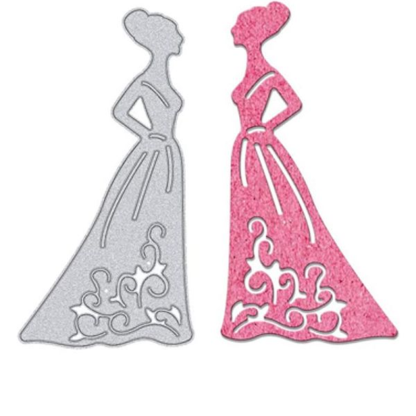 

PandaHall Wedding Carbon Steel Cutting Dies Stencils, for DIY Scrapbooking/Photo Album, Decorative Embossing DIY Paper Card, Bride, Matte...