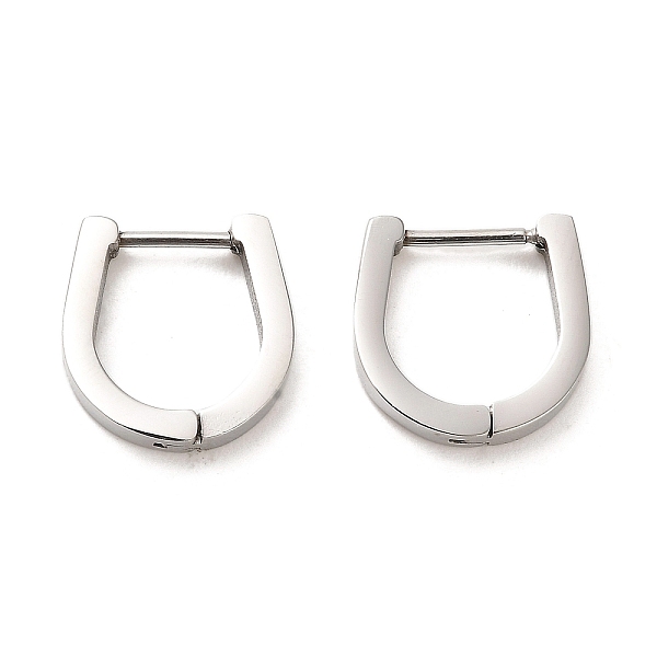 

PandaHall 202 Stainless Steel Hoop Earrings, with 304 Stainless Steel Pins, Teardrop, 13.5x3x13mm 202 Stainless Steel Teardrop