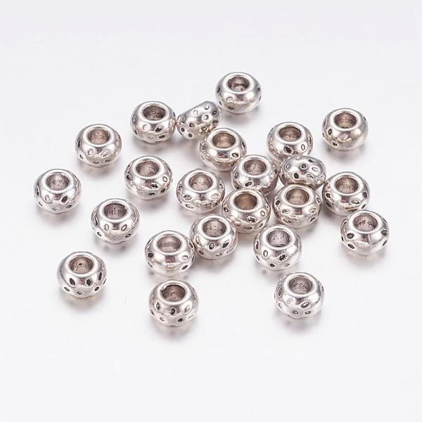 

PandaHall Tibetan Style Alloy Beads, Barrel, Lead Free, Cadmium Free and Nickel Free, Barrel, Antique Silver, about 5mm long, 8mm wide, hole...