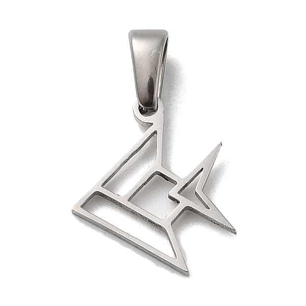 

PandaHall 304 Stainless Steel Pendants, Laser Cut, Fish Charm, Stainless Steel Color, 15x12.5x1mm, Hole: 4.5x2.5mm 304 Stainless Steel Fish