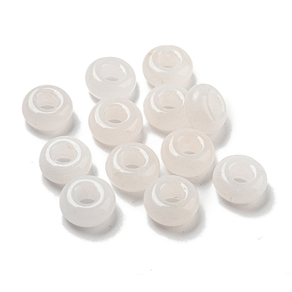 

PandaHall Natural Quartz Crystal Beads, Rock Crystal Rondelle, 10x4.5mm, Hole: 3.5mm Quartz Crystal Rondelle