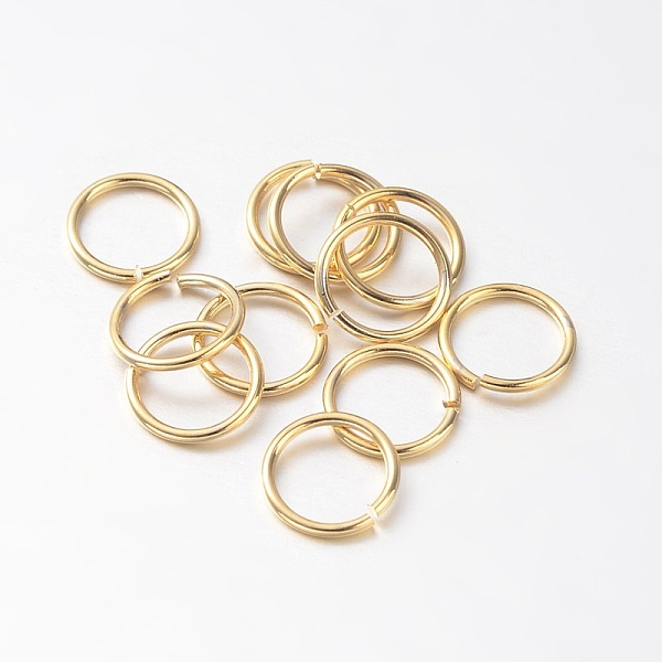 Eco-Friendly Vacuum Plating & Long-Lasting Plated Brass Open Jump Rings