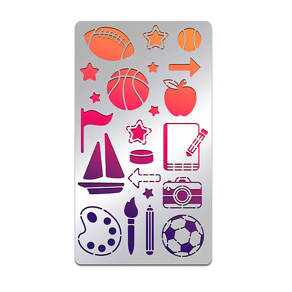 

PandaHall Stainless Steel Cutting Dies Stencils, for DIY Scrapbooking/Photo Album, Decorative Embossing DIY Paper Card, Matte Stainless...