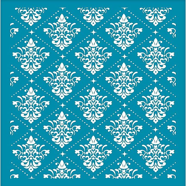 

PandaHall Silk Screen Printing Stencil, for Painting on Wood, DIY Decoration T-Shirt Fabric, Floral Pattern, 100x127mm Nylon Flower Cyan