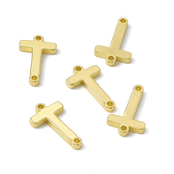 

PandaHall Rack Plating Brass Connector Charms, Real 18K Gold Plated, Long-Lasting Plated, Cadmium Free & Nickel Free & Lead Free, Letter...
