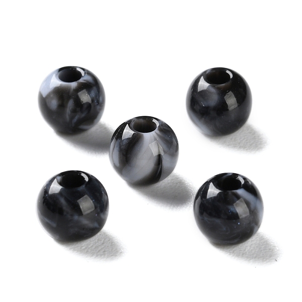 Opaque Acrylic Beads - image