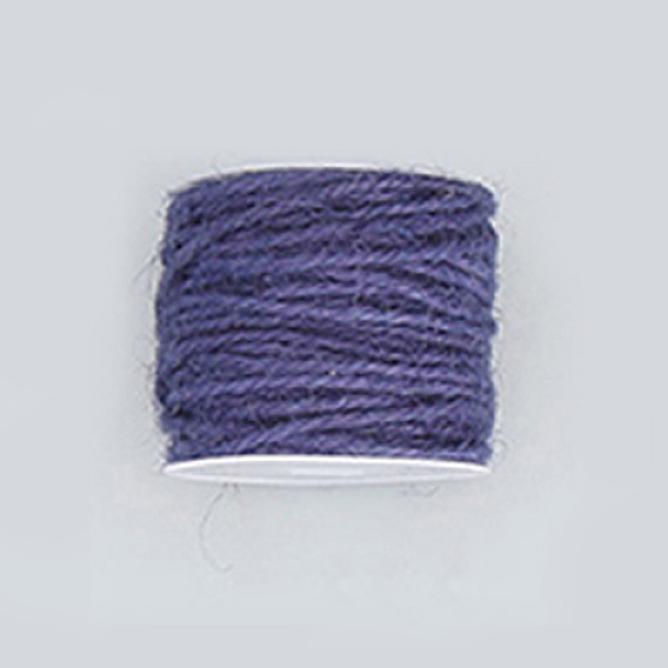 PandaHall Hemp Cord, Hemp String, Hemp Twine, for Jewelry Making, Mauve, 2mm; 50m/roll Burlap Purple
