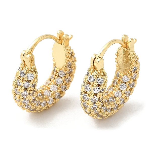 

PandaHall Clear Cubic Zirconia Teardrop Hoop Earrings, Brass Earrings for Women, Golden, 19.5x17x5mm Cubic Zirconia Teardrop Clear