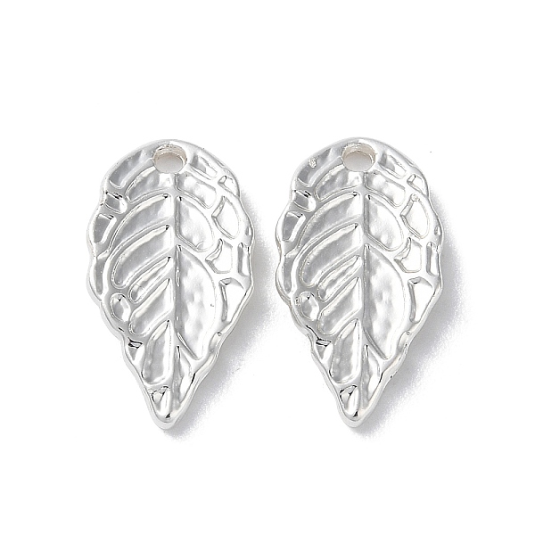 

PandaHall Alloy Pendants, Long-Lasting Plated, Leaf, Silver, 16x8.5x1.3mm, Hole: 1.3mm Alloy Leaf