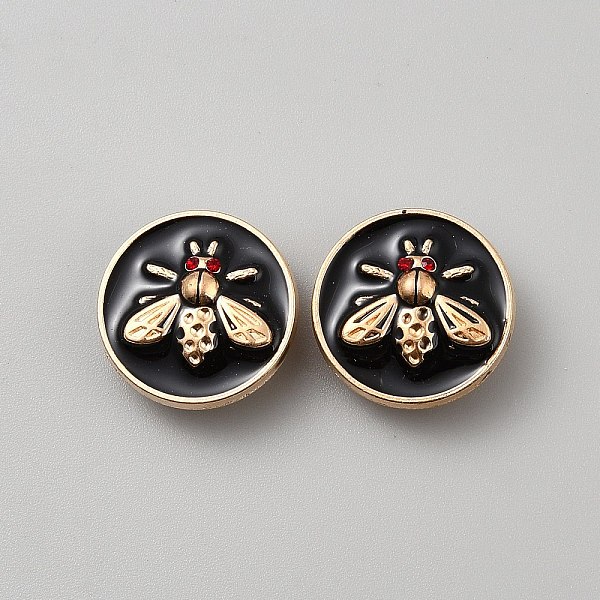 1-Hole Alloy Enamel Buttons