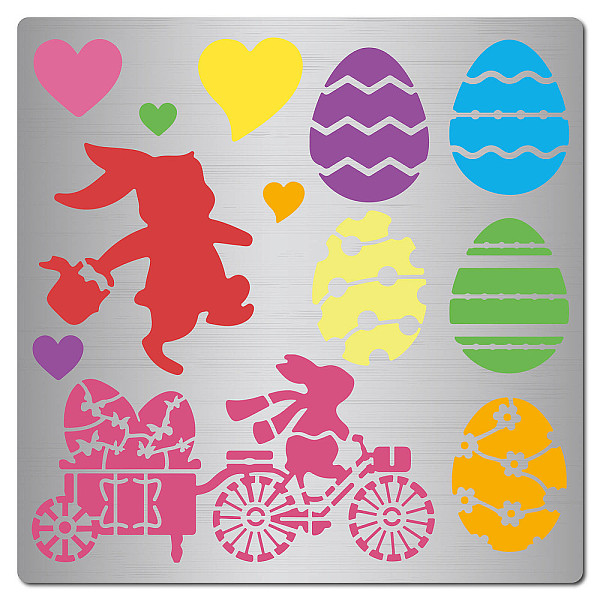 

PandaHall Easter Egg Stainless Steel Cutting Dies Stencils, for DIY Scrapbooking/Photo Album, Decorative Embossing DIY Paper Card, Matte...