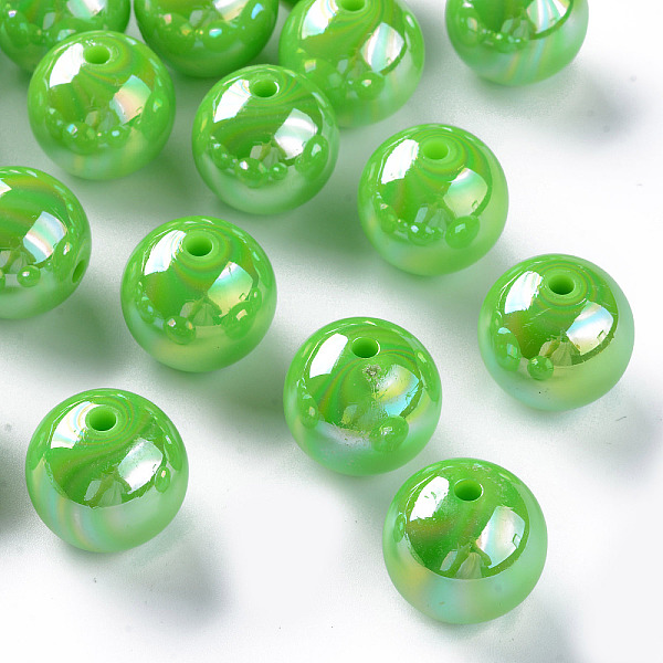 Opaque Acrylic Beads - image