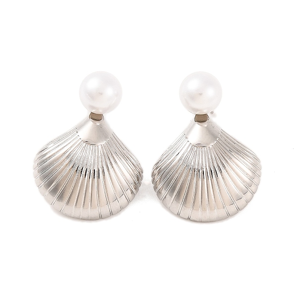Brass Stud Earrings - image
