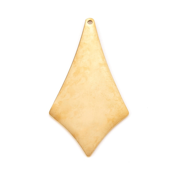 

PandaHall 304 Stainless Steel Pendants, Manual Polishing, Stamping Blank Tag, Laser Cut, Kite, Golden, 42x22x1mm, Hole: 1mm 304 Stainless...
