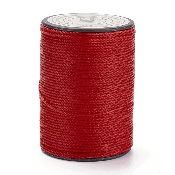 

PandaHall Round Waxed Polyester Thread String, Micro Macrame Cord, Twisted Cord, for Leather Sewing Stitching, Red, 0.8mm, about 54.68 Yards...