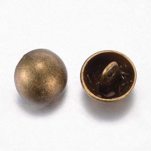 

PandaHall Alloy Shank Buttons, 1-Hole, Dome/Half Round, Tibetan Style, Antique Bronze, 27x17.5mm, Hole: 1.5mm Alloy Half Round