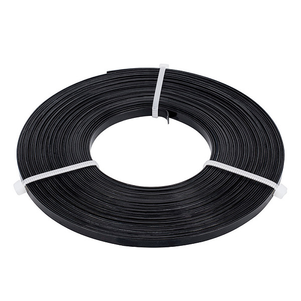 

PandaHall BENECREAT 10m (32FT) 5mm Wide Flat Jewelry Craft Wire 18 Gauge Aluminum Wire for Bezel, Sculpting, Armature, Jewelry Making -..., Black