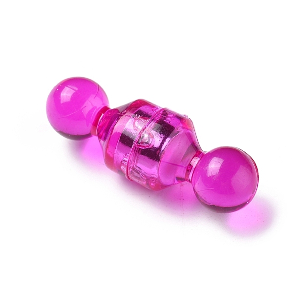 

PandaHall Plastic Push Pin Magnets, Whiteboard Magnets, for Fridge Magnets, Map Magnets, Classroom, Office, Fuchsia, 16.57x11.17mm Plastic..., Pink