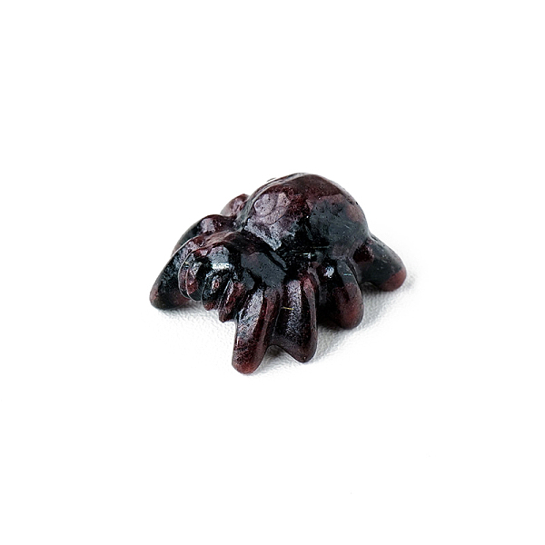 

PandaHall Natural Garnet Sculpture Display Decorations, for Home Office Desk, Spider, 30x25mm Garnet Spider