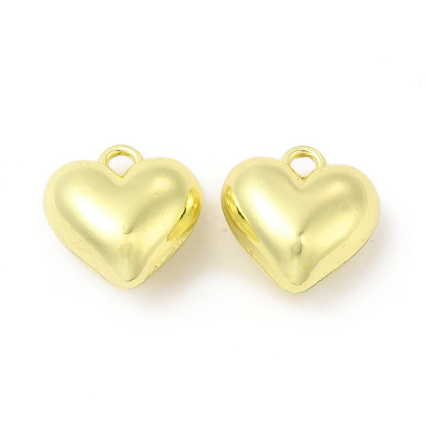 

PandaHall Rack Plating Alloy Charms, Cadmium Free & Nickel Free & Lead Free, Heart, Light Gold, 13.5x13x7.5mm, Hole: 1.5mm Alloy Heart