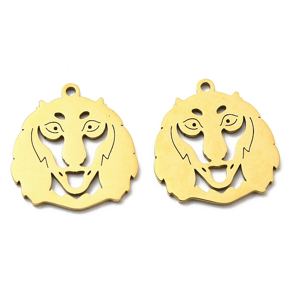 

PandaHall 201 Stainless Steel Pendants, Laser Cut, Golden, Dog, 17x16x1mm, Hole: 1.2mm, 5pcs/bag 201 Stainless Steel Dog