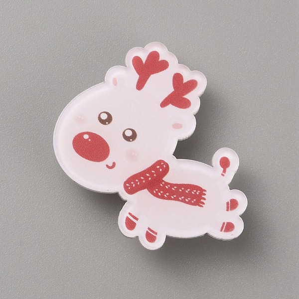 クリスマスアクリルブローチピン
