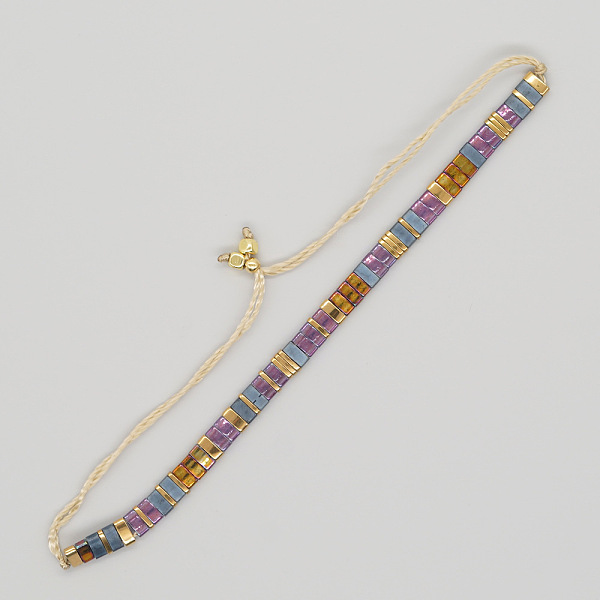 Bracciale regolabile scorrevole fatto a mano da donna