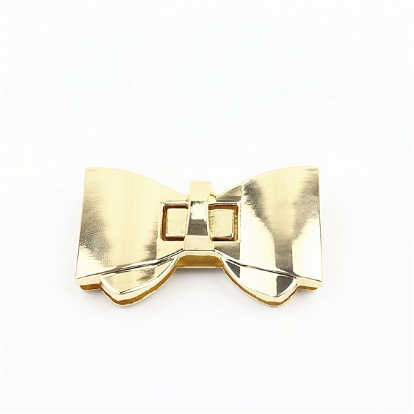 

PandaHall Bowknot Alloy Bag Twist Lock Accessories, Turn Lock, for DIY Bag Purse Hardware Accessories, Light Gold, 3.6x5.9cm Alloy Bowknot