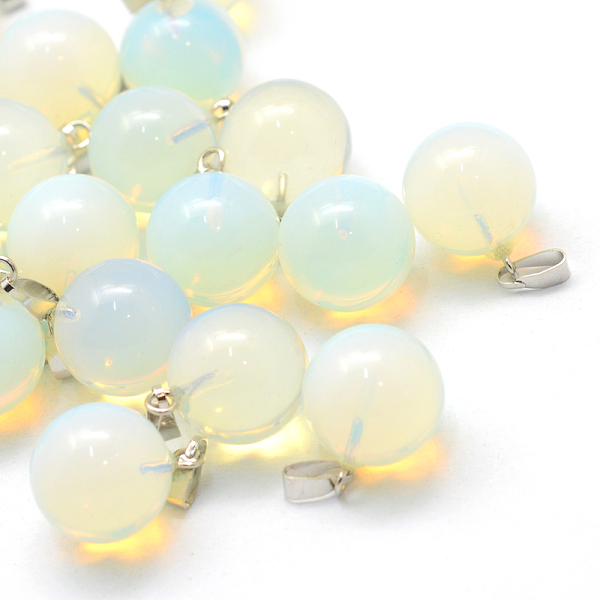 Round Opalite Pendants