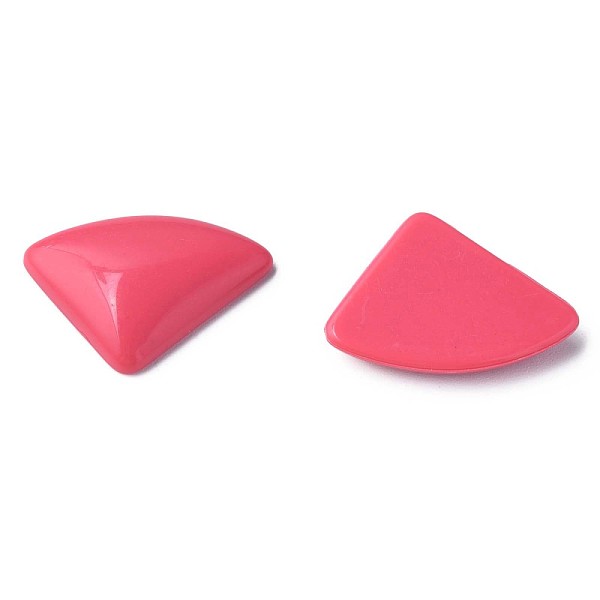 

PandaHall Opaque Acrylic Cabochons, Triangle, Deep Pink, 19.5x28x5mm, about 354pcs/500g Acrylic Triangle
