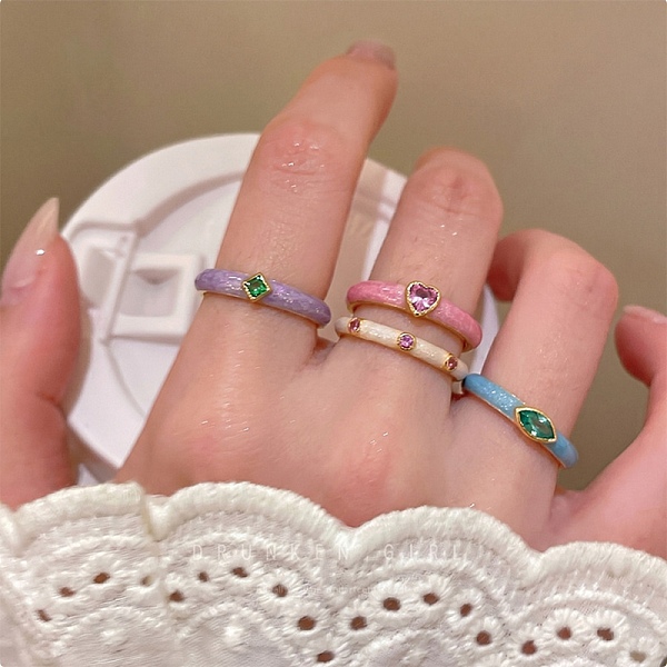 女性用合金マイクロパヴェキュービックジルコニアカフリング