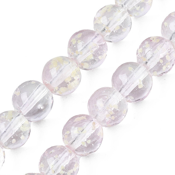 

PandaHall Handmade Luminous Transparent Lampwork Beads Strands, Round, Clear, 9~10x10~11mm, Hole: 1.2mm, about 50pcs/strand, 19.29...