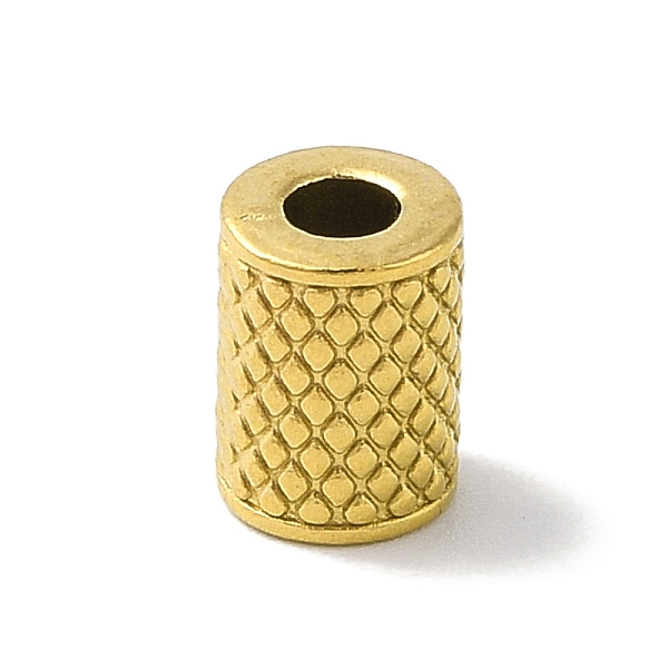 

PandaHall 304 Stainless Steel Beads, Column, Golden, 8x6mm, Hole: 2.5mm 304 Stainless Steel Column