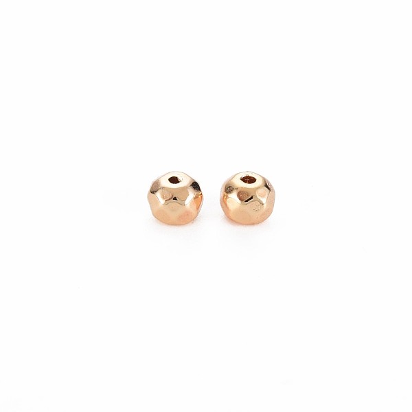 

PandaHall Brass Beads, Nickel Free, Faceted, Rondelle, Real 18K Gold Plated, 4x3.5mm, Hole: 1mm Brass Rondelle