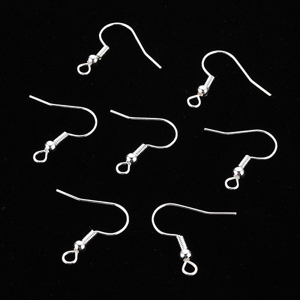 

PandaHall 304 Stainless Steel Earring Hooks, with Horizontal Loop, Silver, 18.5~20.5x17~19mm, Hole: 2mm, 22 Gauge, Pin: 0.6mm 304 Stainless...
