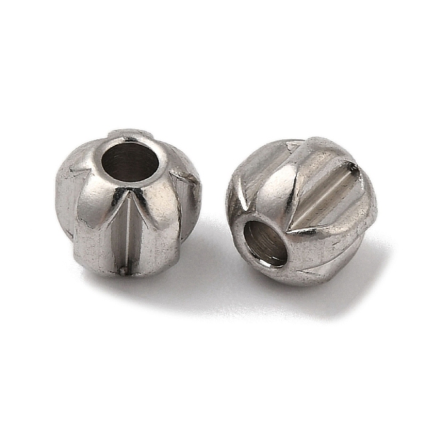 

PandaHall 304 Stainless Steel Beads, Flower, Stainless Steel Color, 4x5x4mm, Hole: 1.6mm 304 Stainless Steel Flower