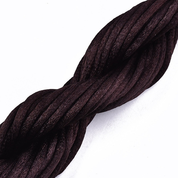 

PandaHall Polyester Thread, Coconut Brown, 2mm, about 10m/bundle Polyester