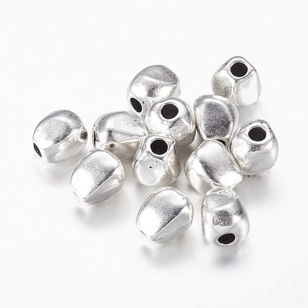 

PandaHall Tibetan Style Alloy Beads, Oval, Antique Silver, Lead Free & Cadmium Free, 10x9.5x9mm, Hole: 3mm Alloy Oval