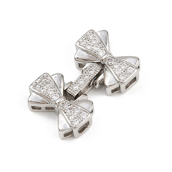 Brass Micro Pave Cl… - image