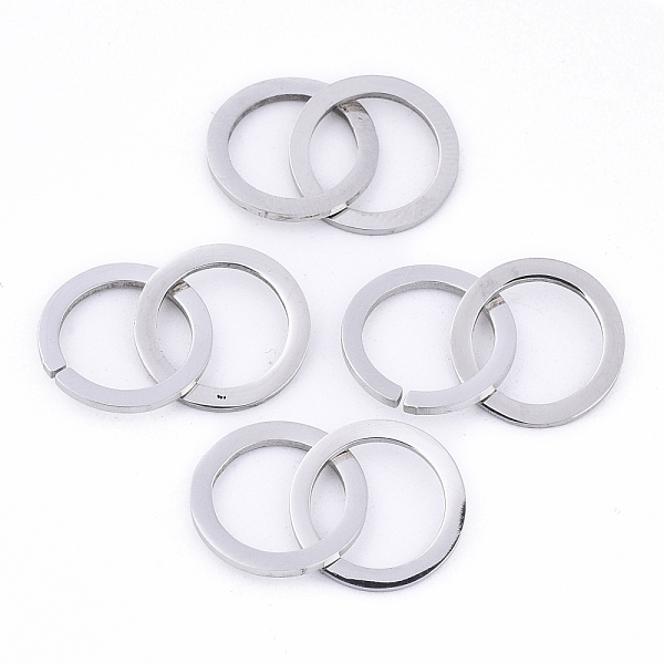 

PandaHall 201 Stainless Steel Linking Rings, Quick Link Connectors, Laser Cut, Ring, Stainless Steel Color, 12x1mm, Inner Diameter: 9mm...