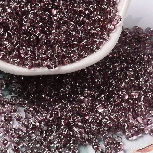 

PandaHall Baking Paint Glass Seed Beads, Peanut, Coconut Brown, 3.5~4x2~2.5x2~2.3mm, Hole: 0.8mm, about 8000pcs/pound Glass Peanut