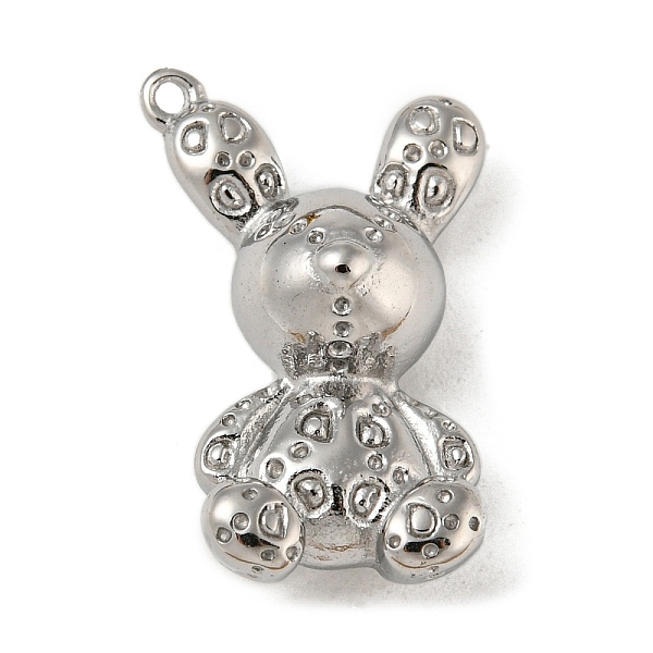 

PandaHall 304 Stainless Steel Pendants, Rabbit Charms, Stainless Steel Color, 23x14x8.8mm, Hole: 1mm 304 Stainless Steel Rabbit